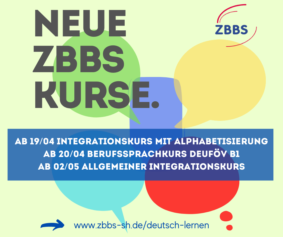 Neue Kurse bei der ZBBS