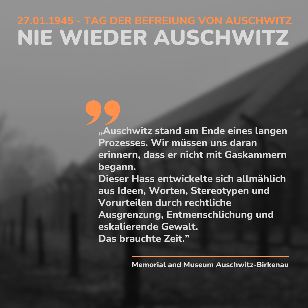 Nie wieder ist jetzt! -