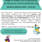 Veranstaltung für Ehrenamtliche - Wege in Arbeit und Ausbildung für Personen mit Fluchterfahrung