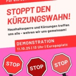 Demonstration: Stoppt den Kürzungswahn – für ein solidarisches Kiel!