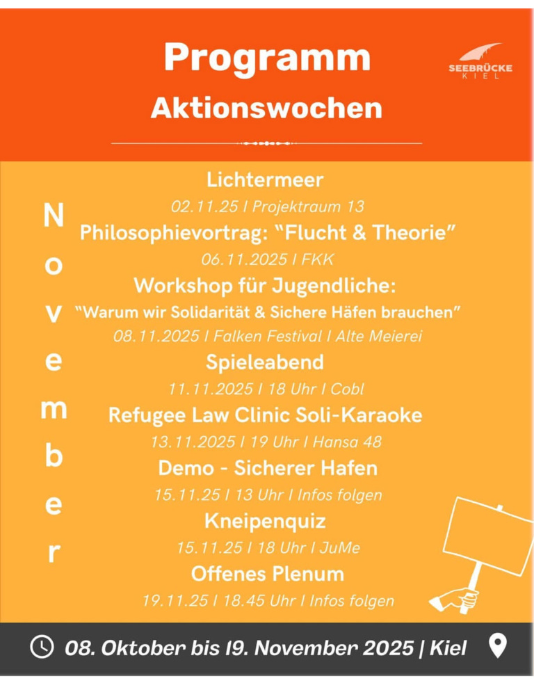 Aktionswochen Seebrücke Kiel
