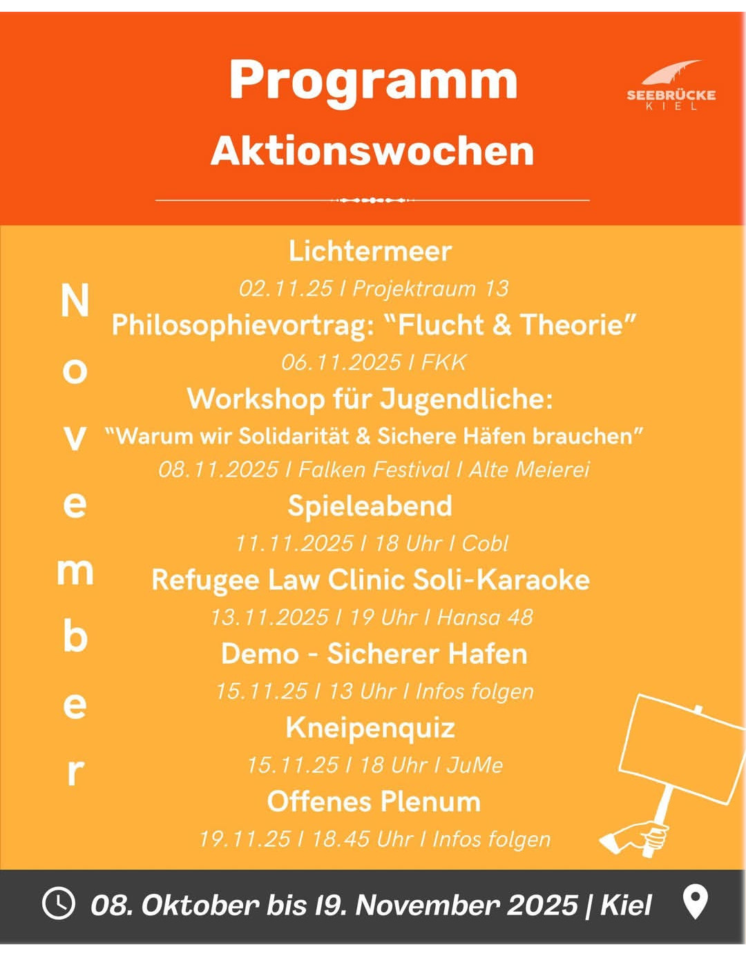 Aktionswochen Seebrücke Kiel