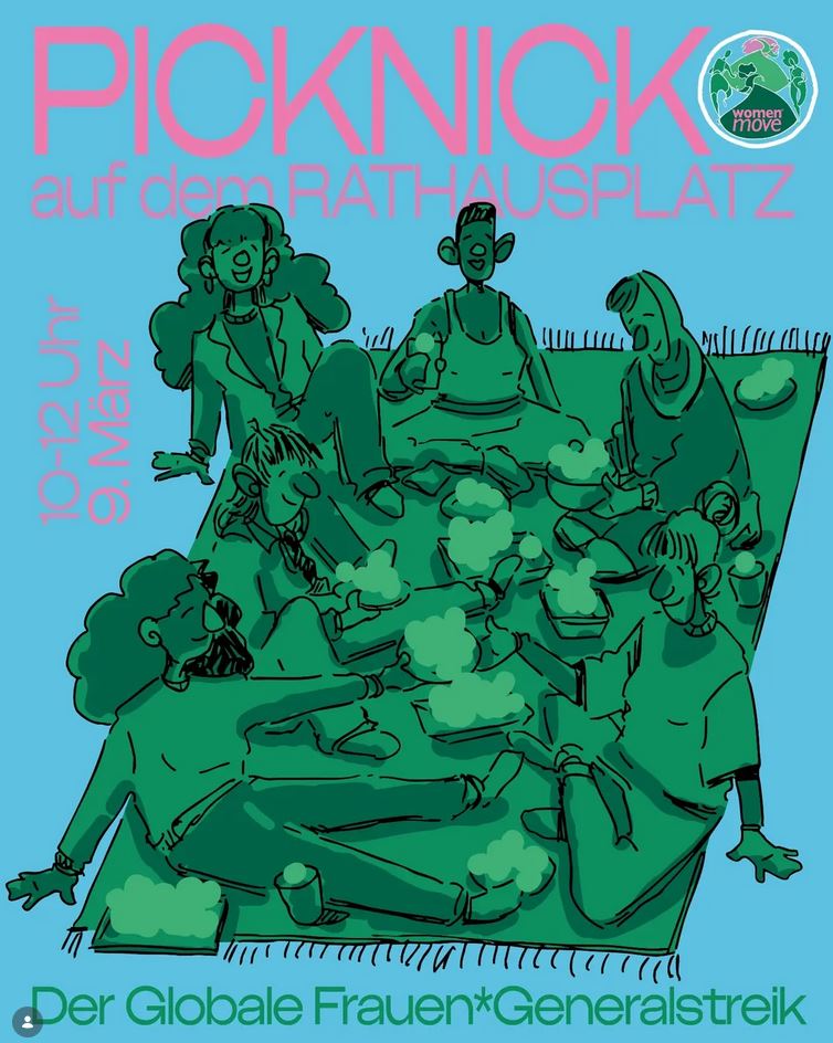 Women Move - Picknick auf dem Rathausplatz